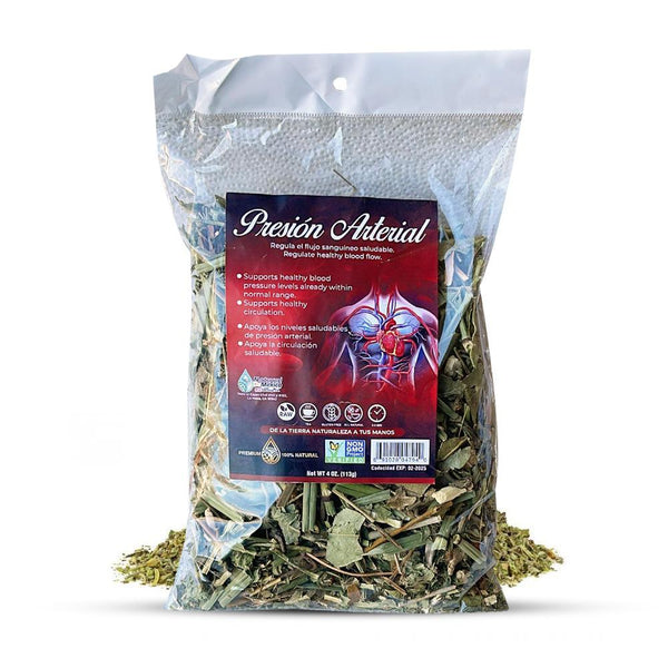 Presion Arterial Compuesto Herbal Tea 4 oz. 113gr. Regula Flujo Sanguineo