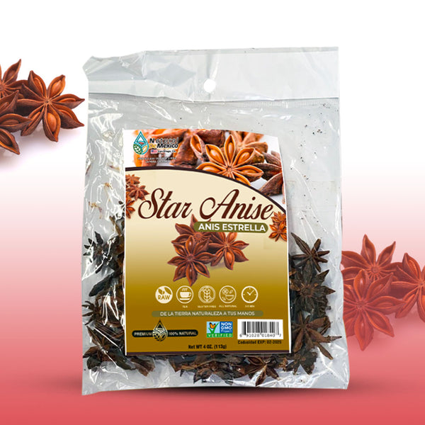 Anis Estrella Chino Te 4 oz-113g. Star Anise Seeds
