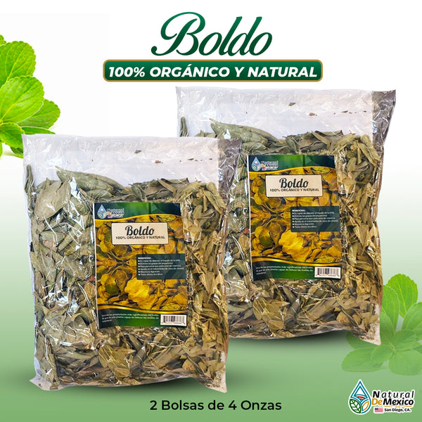 Hojas de Boldo Tea 8 oz-227g (2/4 oz) Peumus Boldus Leaves