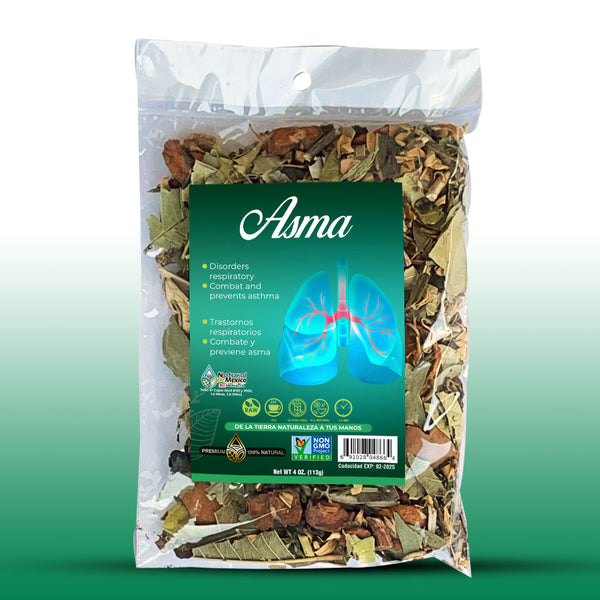 Compuesto Herbal Asma 4 oz. 113 gr. Mezcla de Hierbas Curativas