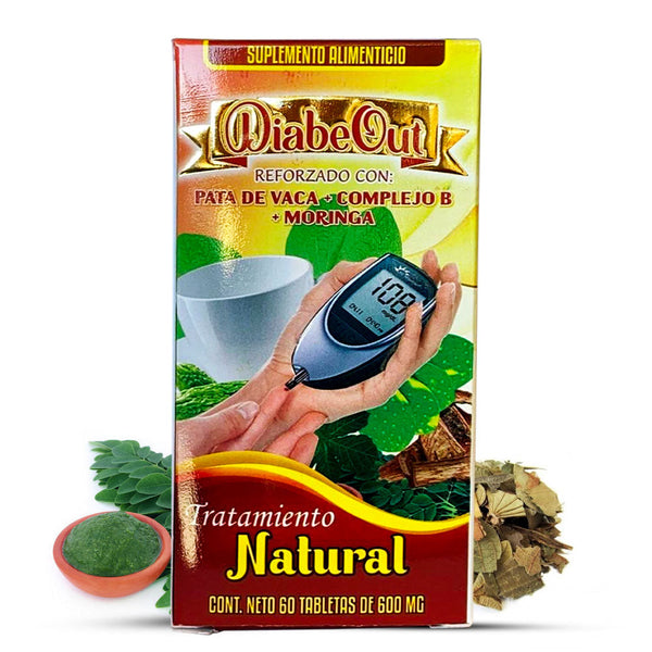 Diabe Out Natural Supplement 60 Tabs. Sugar Control Support