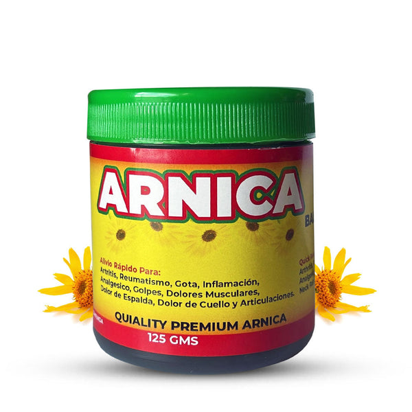 Pain Relieving Gel 125 gr. Arnica Ointment Balm Extra Strong Green Cover