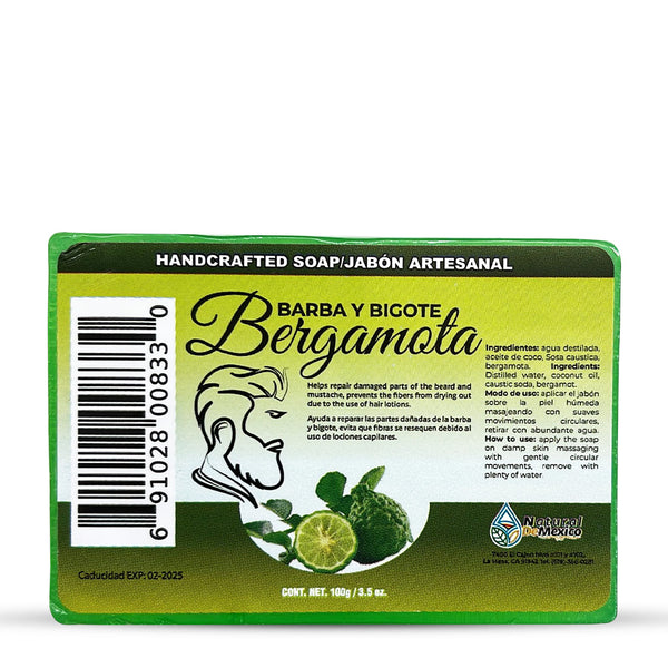Jabón de Bergamota Barba y Bigote