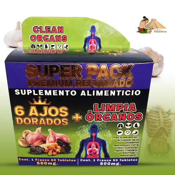 Suplemento Limpia Órganos Detox Supplement 150 Tabletas
