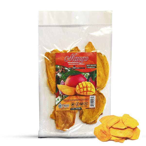 Mango Desidratado Dehydrated Mango 4 oz Sin Quimicos 100% Natural No Chemical Additives