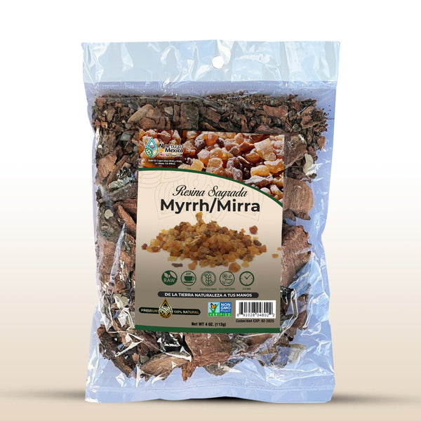 Resina Sagrada Mirra 4 Oz-113gr. Organic Mexican Myrrh Incense