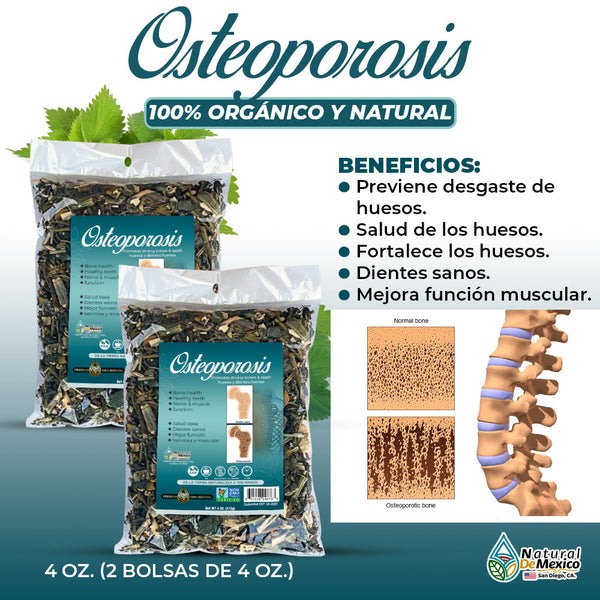 Compuesto Herbal Osteoporosis 8 Oz (2 Bolsas de 4 Oz)