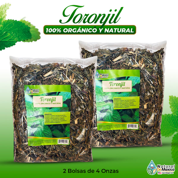 Toronjil Lemon Balm 4 oz-227g (2/4 oz) Melisa Herbal Tea