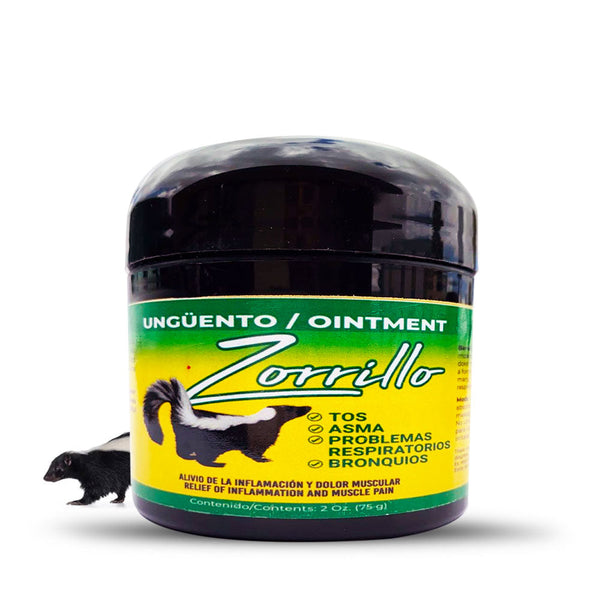 Balsamo de Zorrillo Ointment / Ointment 2 oz. Topical Analgesia