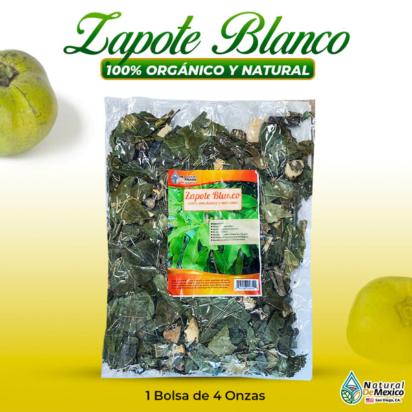 Hojas de Zapote Blanco Té 4 oz-113g. White Sapote