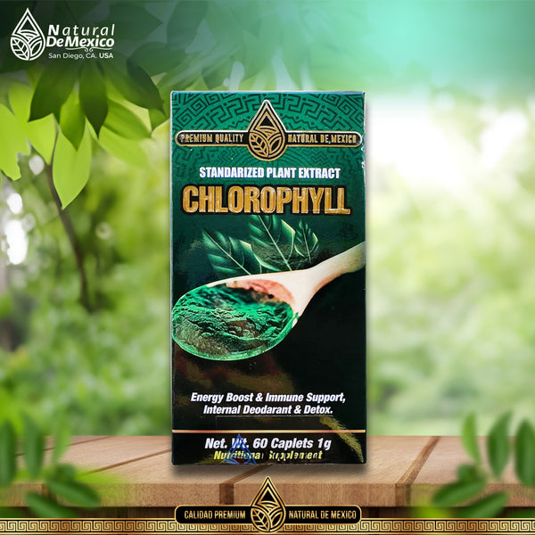 Clorofila Suplemento 60 Caplets Oxigenar, Depurar, Desintoxicar los Organos
