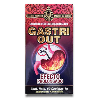Gastri Out Suplemento Natural 60 Cápsulas Efecto Prolongado