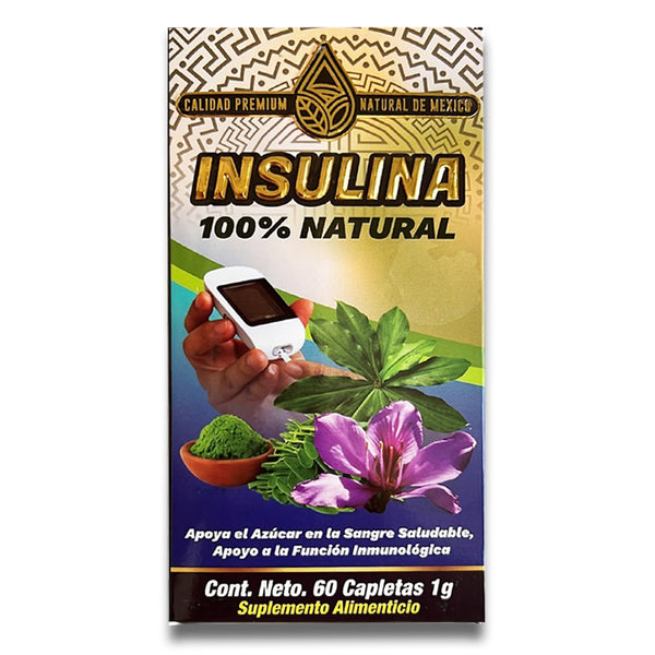 Suplemento Insulina 60 Capletas Apoyo Saludable a la Funcion Inmunologica