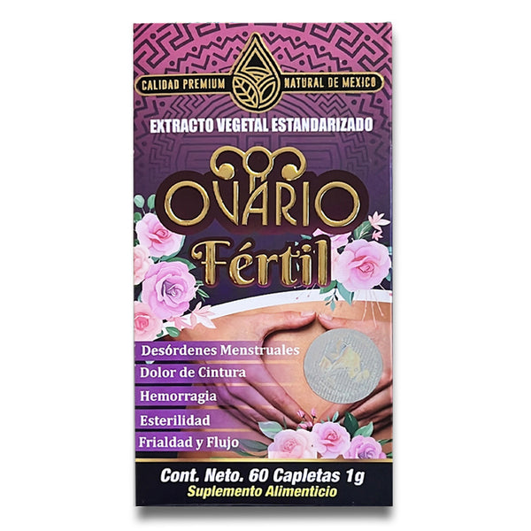 Suplemento Ovario Fertil Formula Herbolaria para Trastornos Menstruales Dolor Sangrado