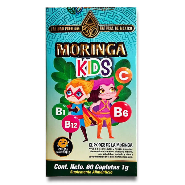 Moringa para Niños Super Inmune Kids 90 Tabs. Masticables 500 mg.