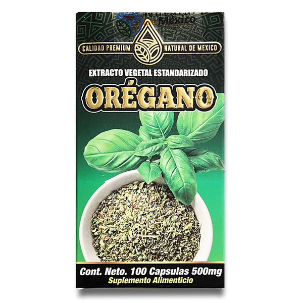 Suplemento Oregano 100 Capsulas Extracto Vegetal