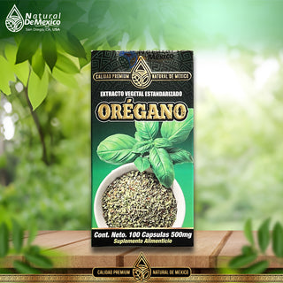 Suplemento Oregano 100 Capsulas Extracto Vegetal