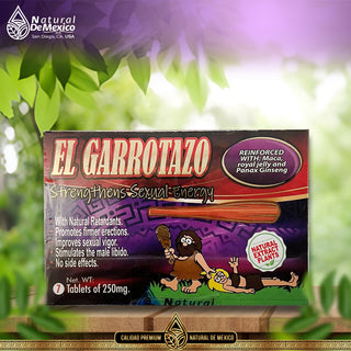 El Garrotazo Pastilla Azul Promueve Erecciones Aumenta Vigor Estimula Libido Retardande Natural