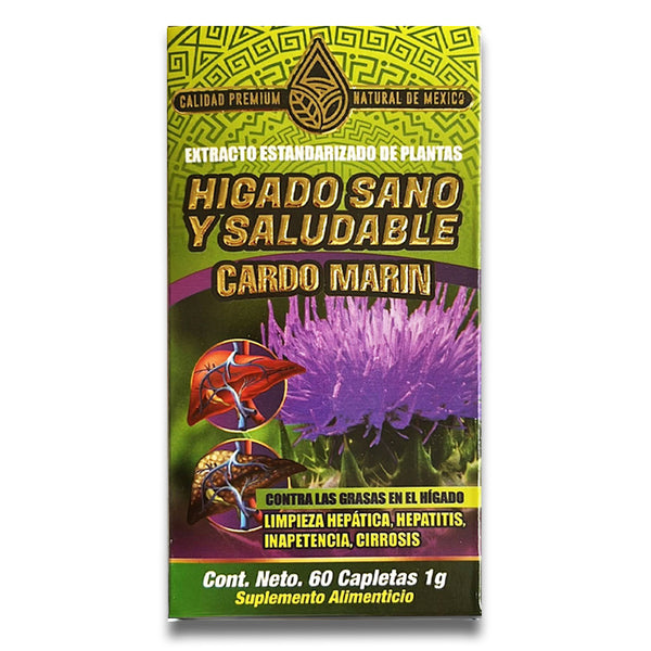Cardo Mariano Suplemento Natural 90 Tabs. Liver Support Premium