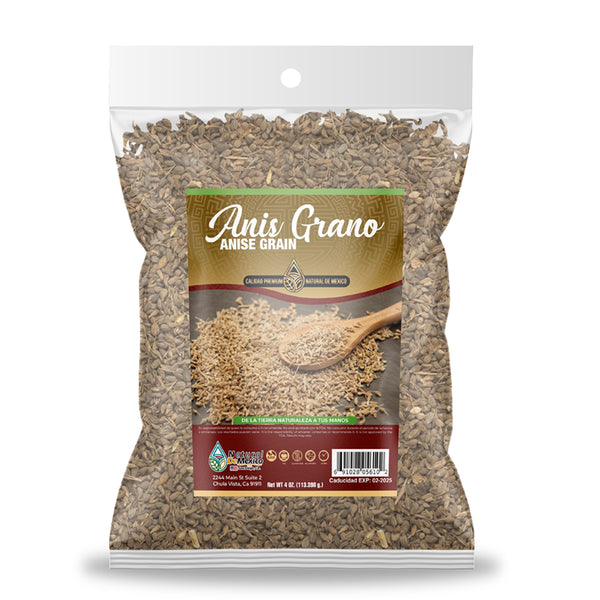 Anis Grano Herb Tea 4 oz. 113 gr. Anise Seeds Grain