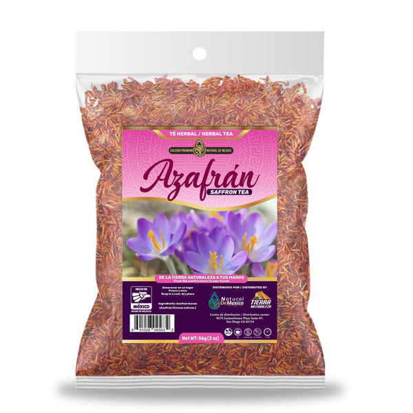 Azafrán Té Herbal 56g - 2 oz / Saffron Herbal Tea 56g - 2 oz