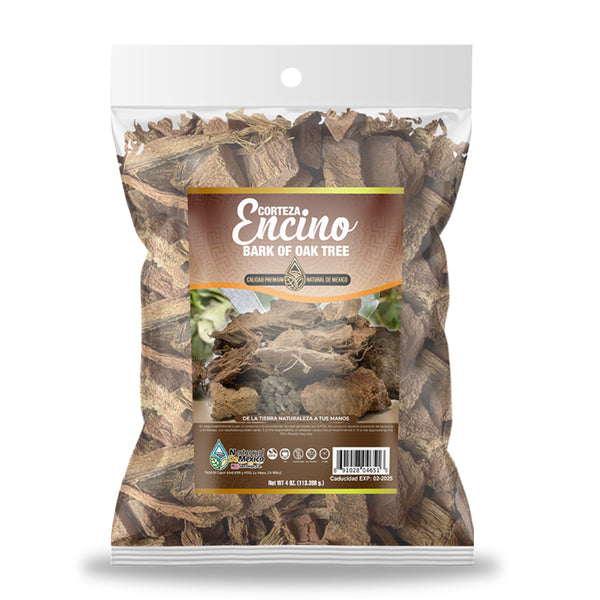 Corteza de Encino Oak Bark 4 onzas Te Tea 4 Oz.