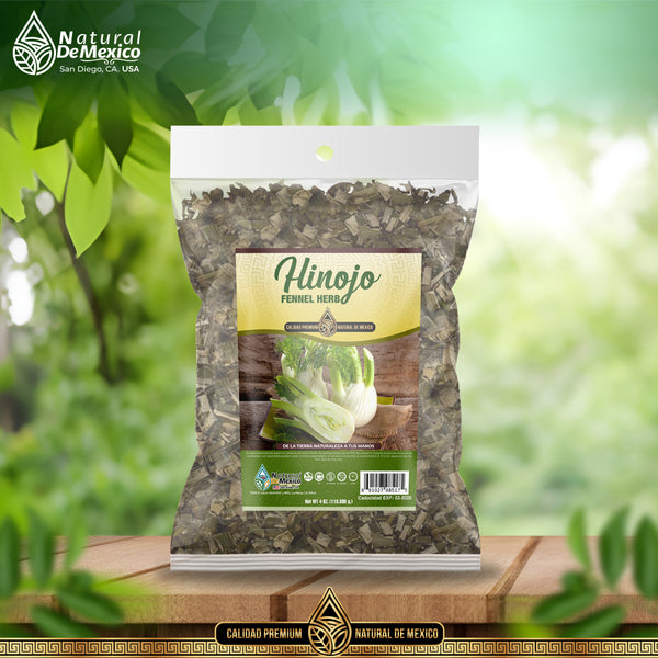 Hinojo Hierba Tea 4 oz. 113 gr. Organic Fennel Leaves Wild Hinojo
