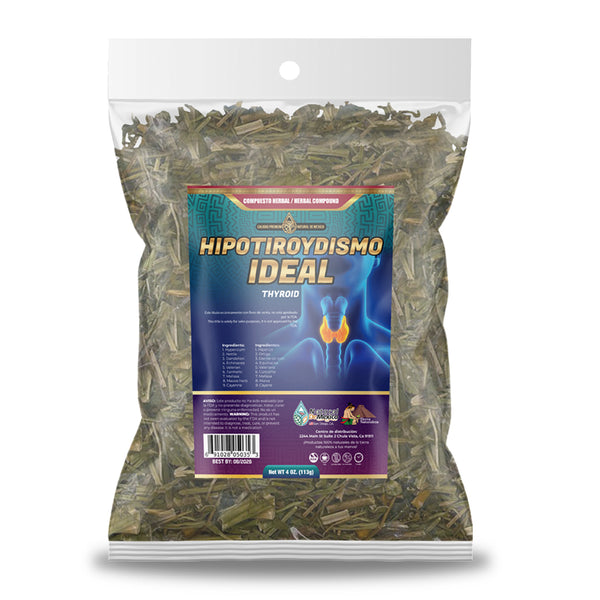 Thyroid Hipo Compuesto Herbal 4 oz. Tiroides Acelera Metabolismo, Baja De Peso