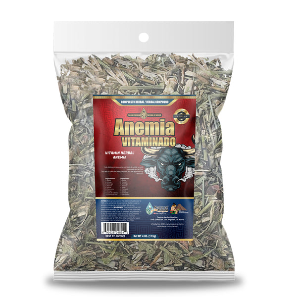 Anemia Vitaminado Compuesto Herbal 4 oz. 113gr. Globulos Rojos, Sangre Sana
