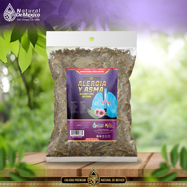 Asma Compuesto Herbal 4 oz. 113gr. Plantas Orgánicas de Mexico