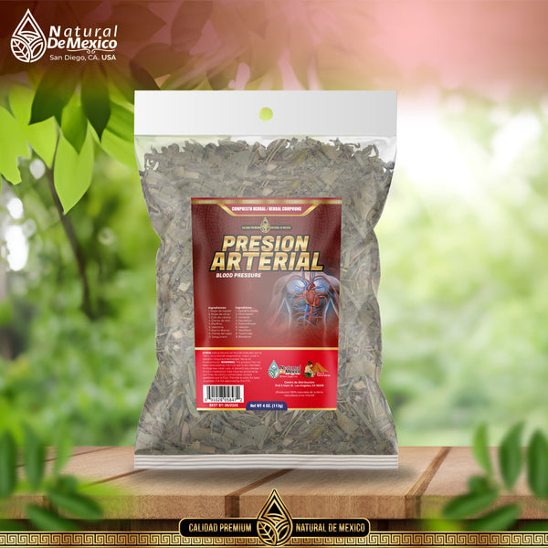 Presion Arterial Compuesto Herbal 4 oz. 113gr. Blood Pressure Mezcla de Plantas