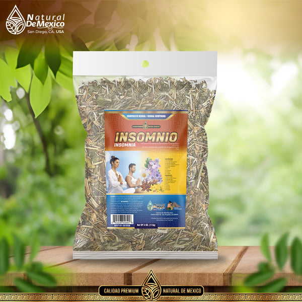 Compuesto Herbal Insomnio Insomnia Tea Duerme Mas Rapido Descansa Mas 4 Oz