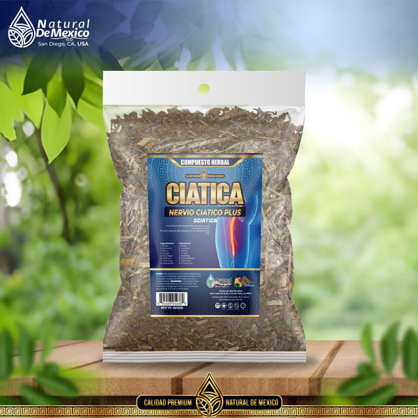 Ciatica Compuesto Herbal Te 4 oz. Nervio Ciatico Plus Sciatic Nerve Pain Natural