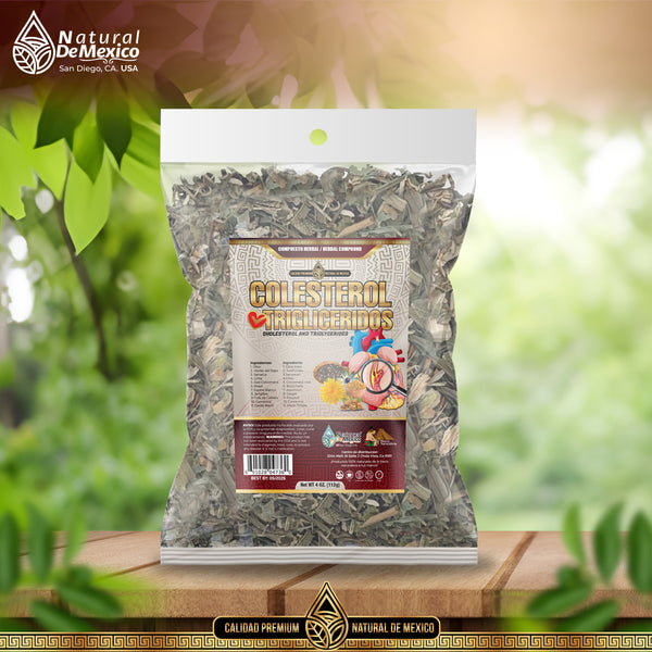 Colesterol Compuesto Herbal/Tea 4 oz-113gr. Baja la Persion, el Colesterol y Triglicéridos
