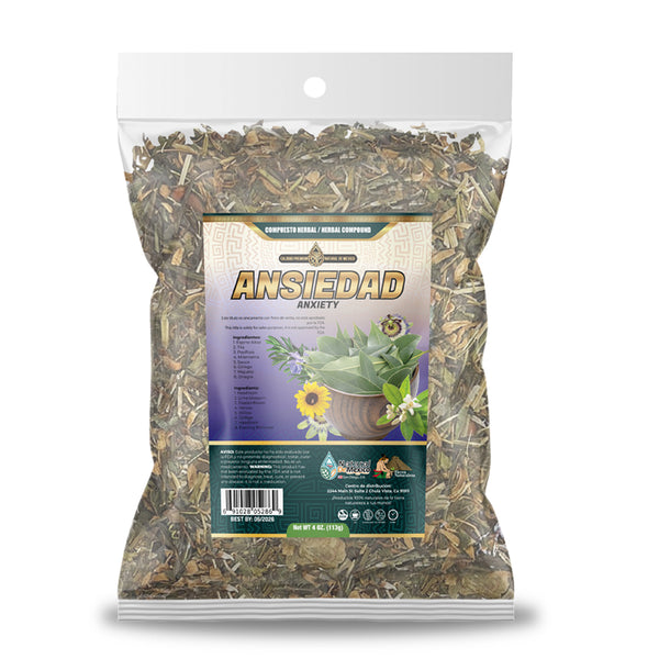 Compuesto Herbal Ansiedad Depresion y Estress Buen Sueno Mejor Estado De Animo 4 Oz