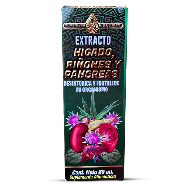 Extracto Higado Rinon y Pancreas Premium 60 ML