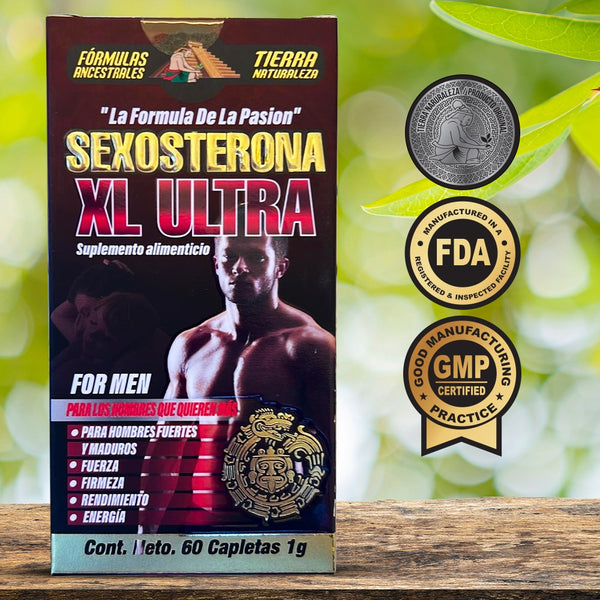 Suplemento Sexosterona XL Ultra 60 Capletas Ultra Efectivo