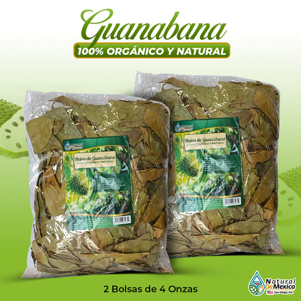 Hojas de Guanabana 8 oz-227g (2/4 oz) Soursop Leaves Graviola