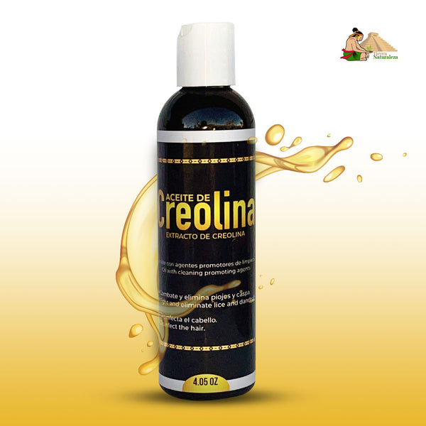 Aceite de Creolina 4 oz. 118 ml. Para Crecer y Limpiar el Cabello