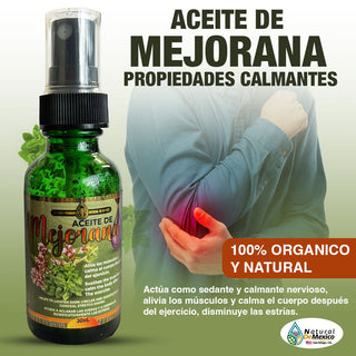 Aceite De Mejorana 30ml Propiedades Calmantes