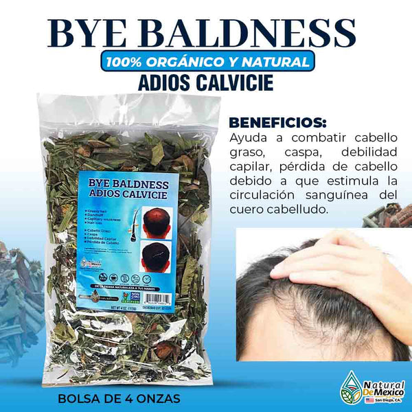 Goodbye Baldness Herbal Compound 4 oz. 113gr. Natural Hair Stimulant