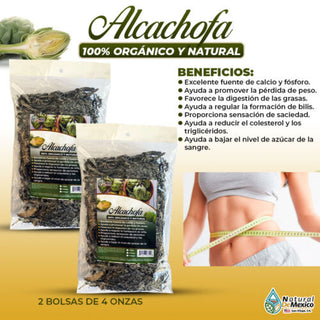Alcachofa Herb Tea 8 oz. 227gr. Artichoke Control Weight Loss