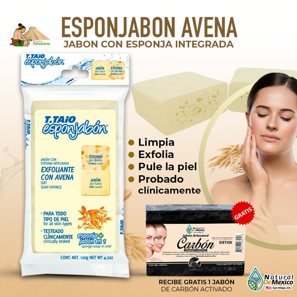Esponjabon de Avena Exfoliante T.Taio
