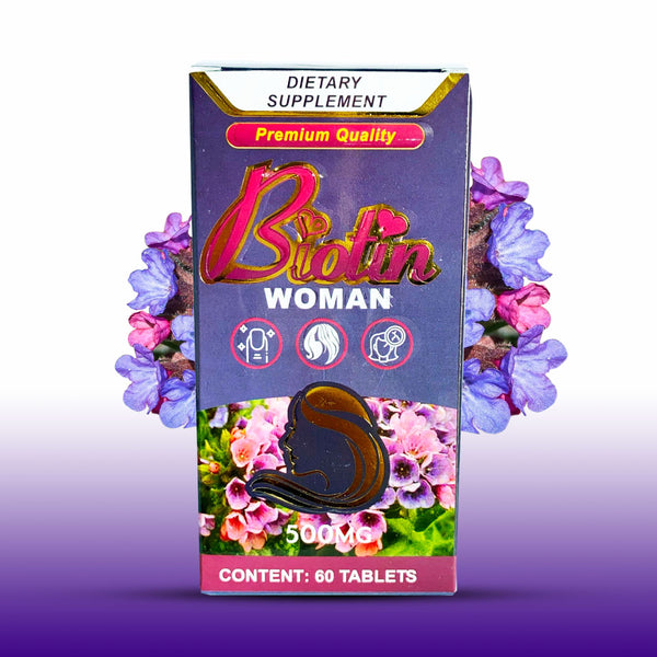 Suplemento Biotin Mujer La Mejor Vitamina Ultra Biotina Cabello, Piel y Uñas