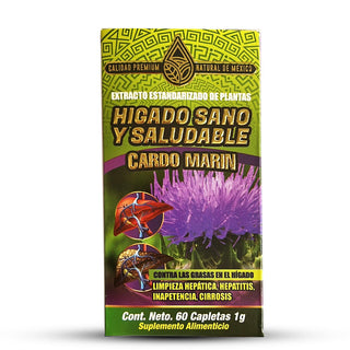 Cardo Mariano Suplemento Natural 90 Tabs. Liver Support Premium