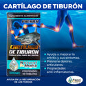 Cartílago de Tiburón Suplemento 60 Tabs. 500 mg. Shark Cartilage