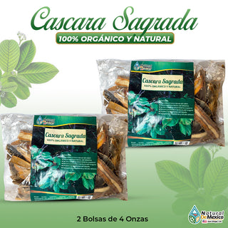 Cascara Sagrada Bark 8 oz-227g (2/4 oz) Herbal/Tea Laxante Natural