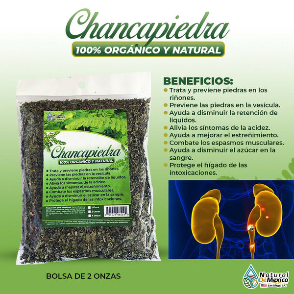 Chanca Piedra Herb Tea 2 oz. 56 gr. Stone Breaker Gallbladder