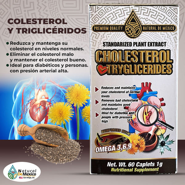 Colesterol y Triglicéridos Suplemento Capetas Cholesterol and Triglycerides