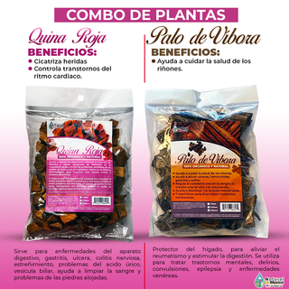 Combo de Quina Roja y Palo de Víbora